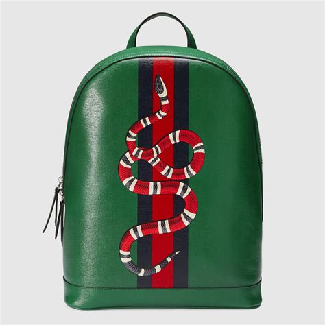 gucci snake backpack fake|gucci snake and web backpack.